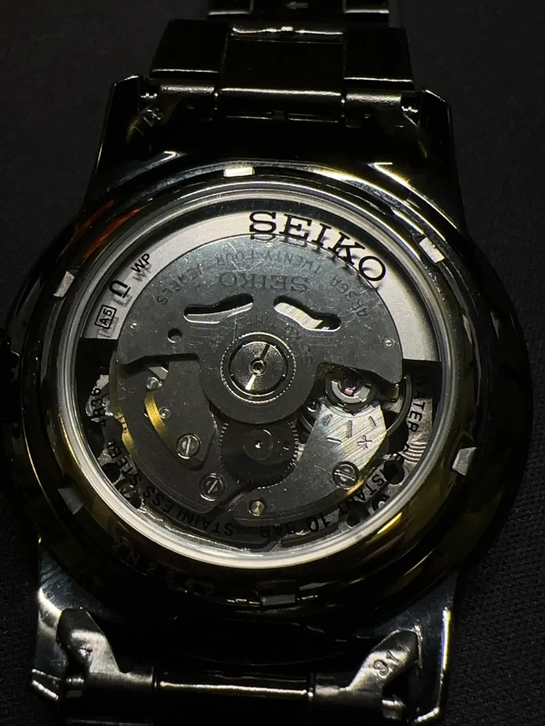 Seiko 5 Sports Automatic Black Orange Mens Watch image indicator(3)