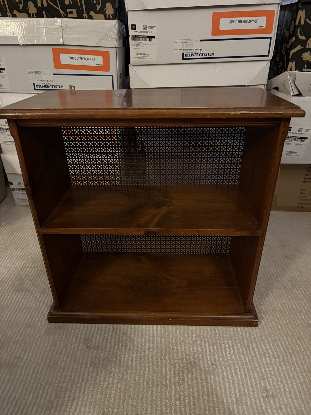 Small solid wood bookcase