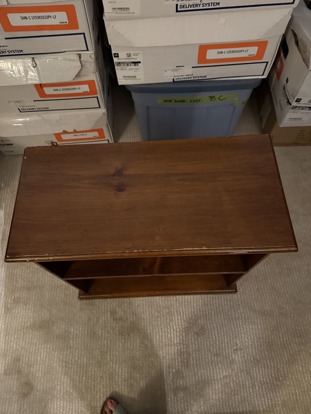 Small solid wood bookcase - photo 3