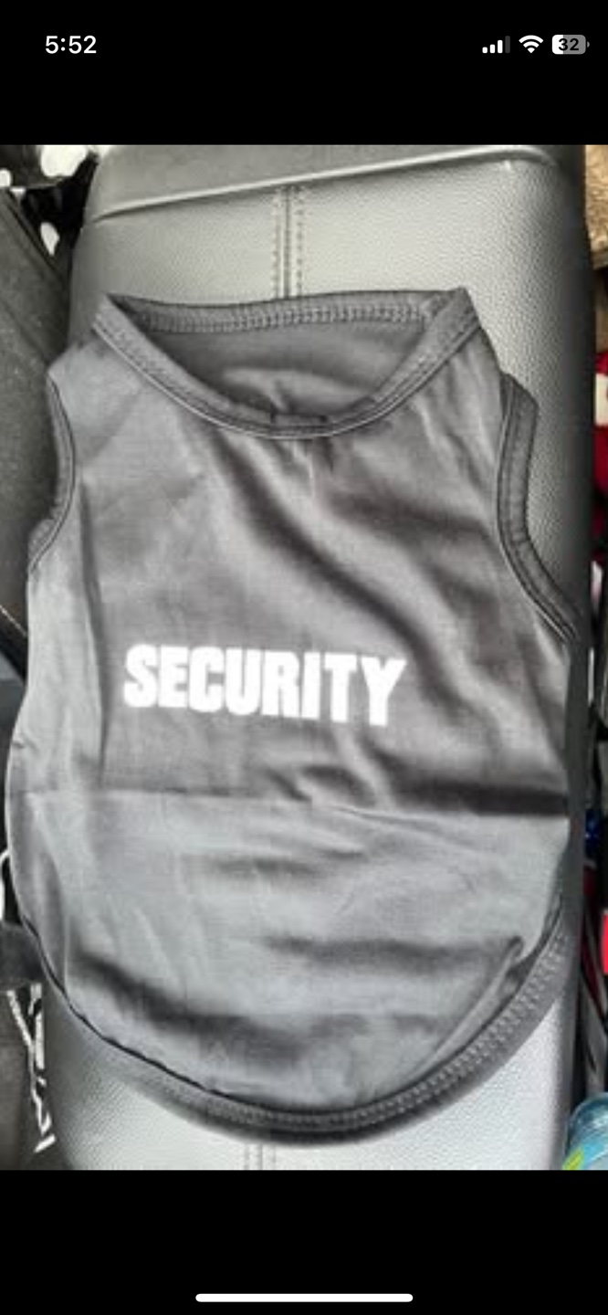 Dog shirt security