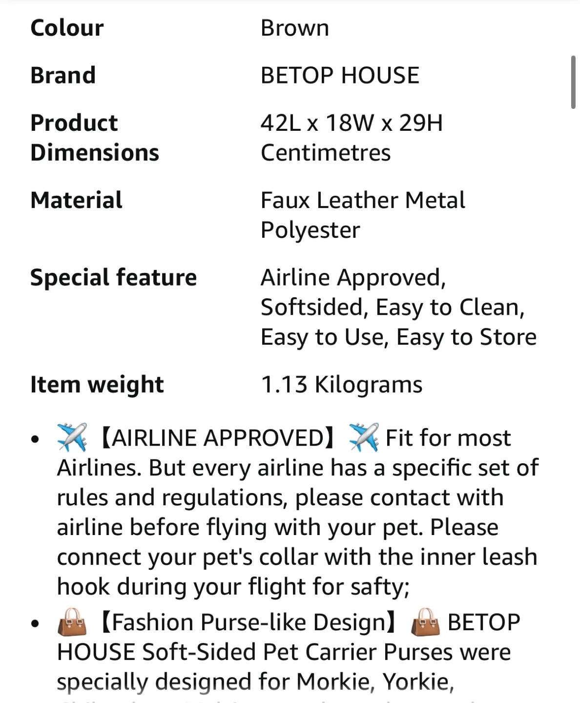 Airline Approved Pet Carrier Purse image indicator(3)