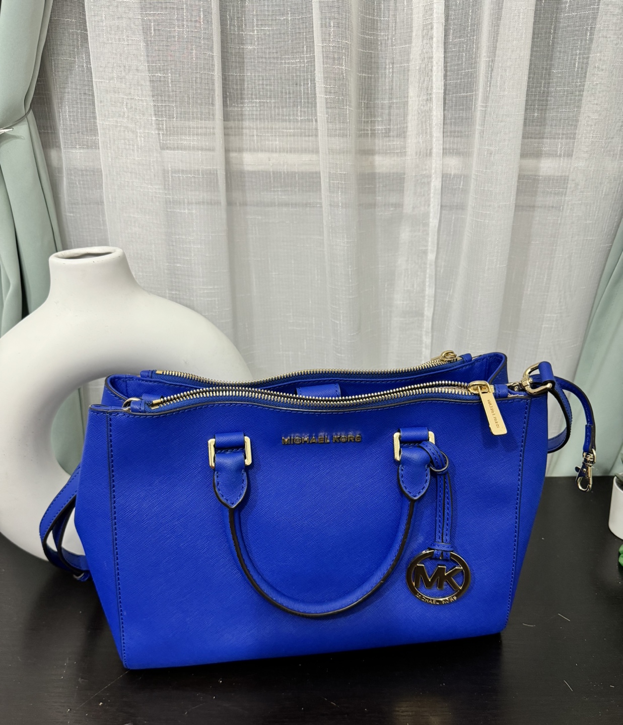 Michael Kors Blue satchel