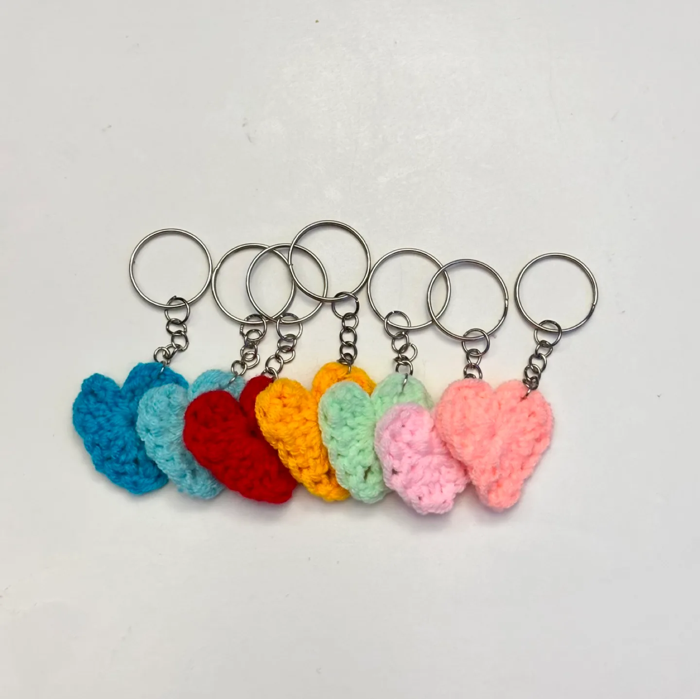 Crochet Heart Keychain image indicator(2)
