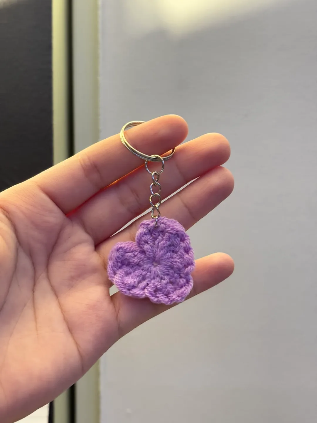 Crochet Heart Keychain image indicator(3)
