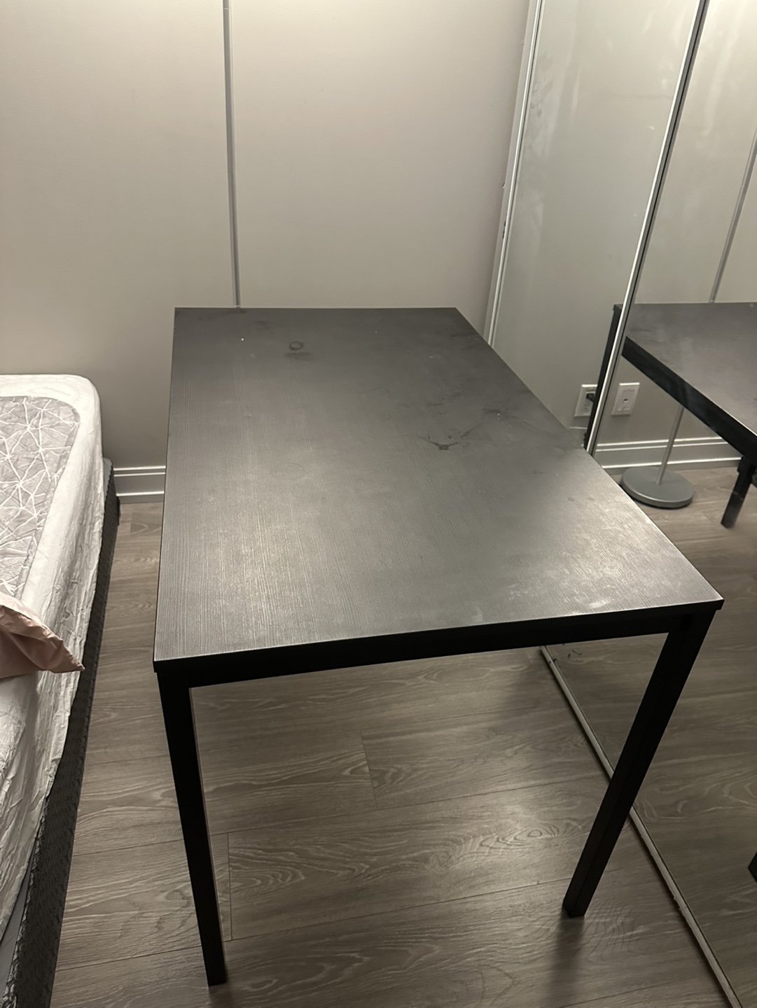 Ikea Black Desk - Simple Design