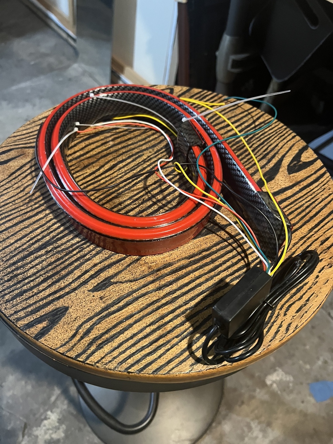 LED Rear Spoiler Lip Tail Signal Brake Light Strip - photo 2
