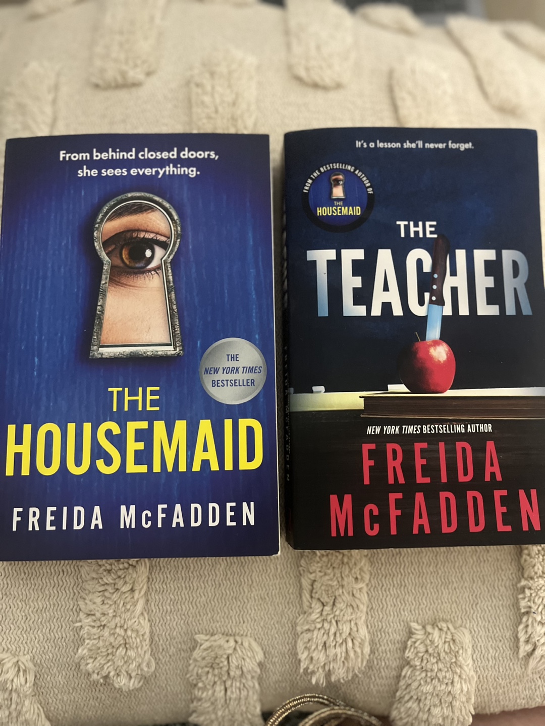 Freida McFadden Thriller Books - The Housemaid & The Teacher