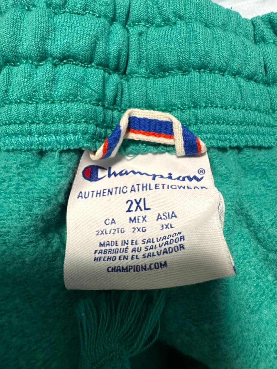 Champion Reverse Weave Joggers - Teal Green - 2XL image indicator(2)