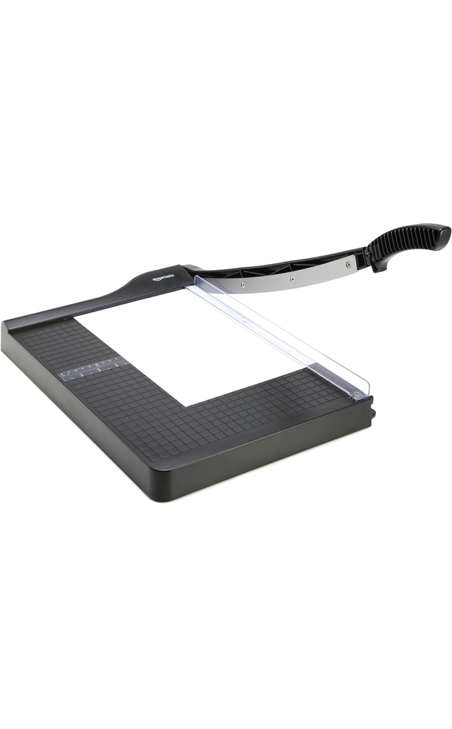 Amazon Basics Paper Cutter - 15" Blade, Capacity 10 Sheets - photo 4