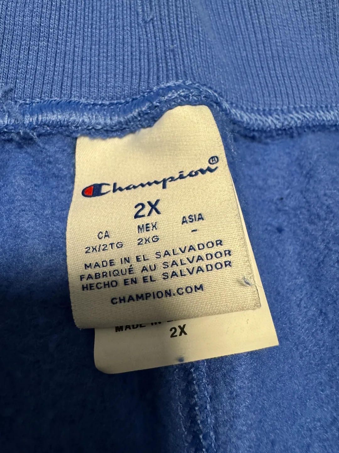Champion Women's Size 2X Blue Joggers image indicator(2)