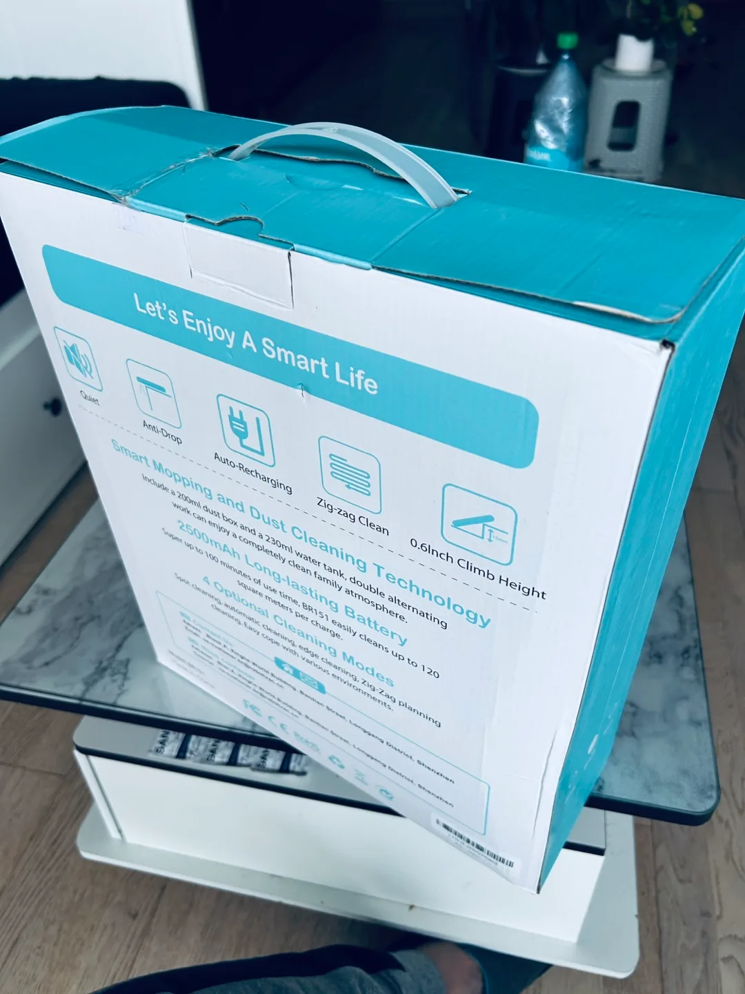 New Robot Vacuum Cleaner BR151 - Smart Mopping and Dust Cleaning image indicator(3)