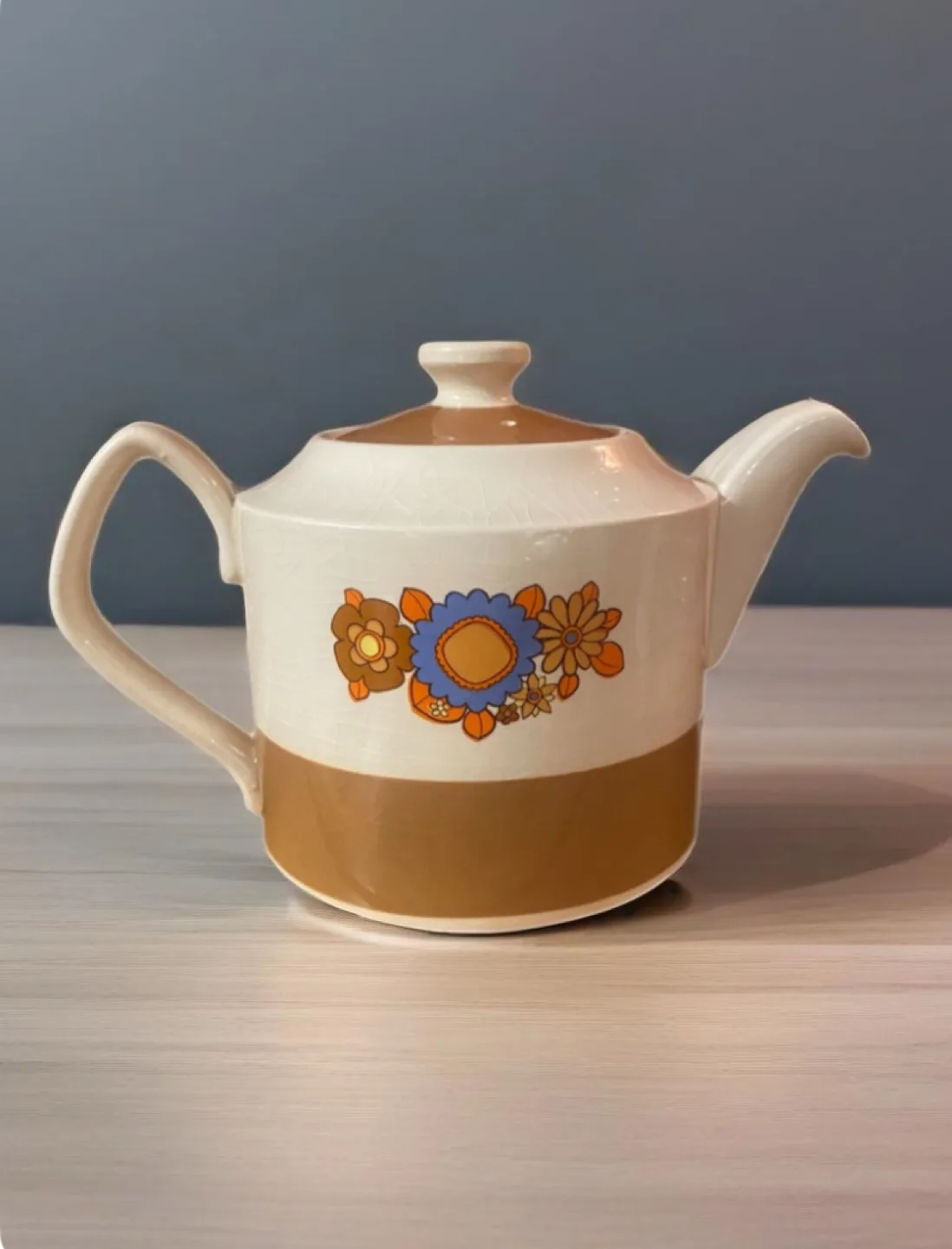 Vintage Floral Teapot -  England image indicator(2)