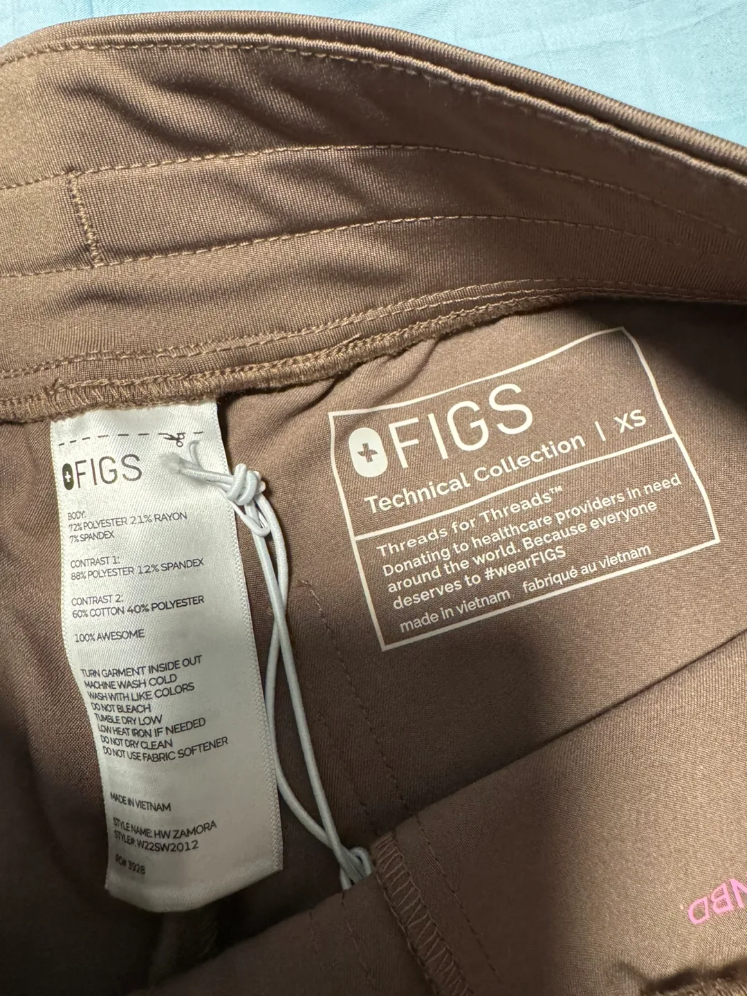FIGS Technical Collection Joggers - Size XS - Mauve image indicator(2)