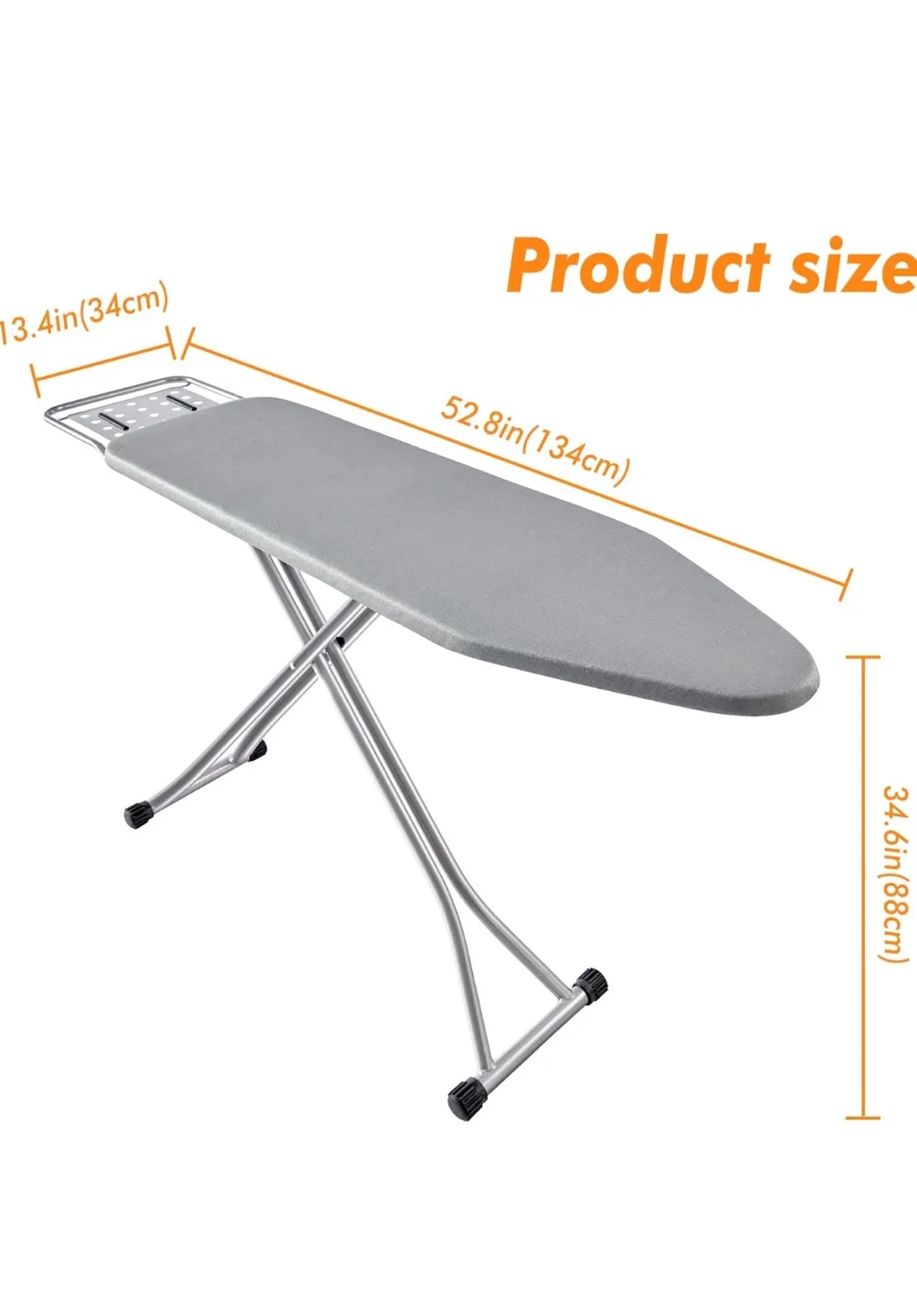 New AS IS Portable Ironing Board with Iron Rest image indicator(4)