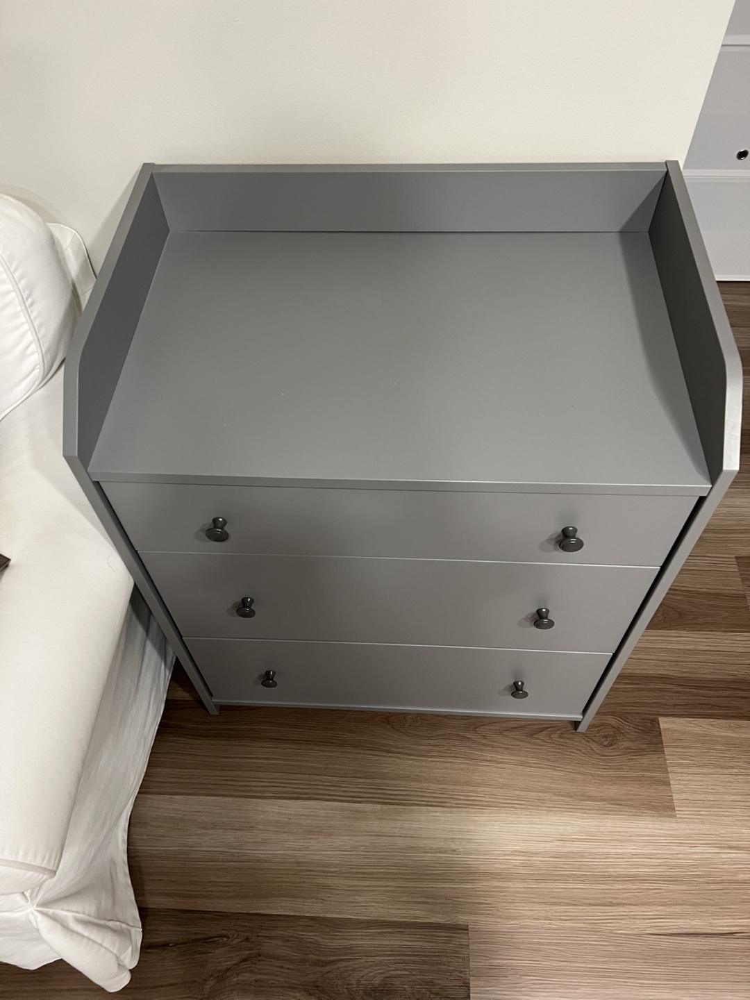 Grey Three-Drawer Chest (ikea) - photo 3