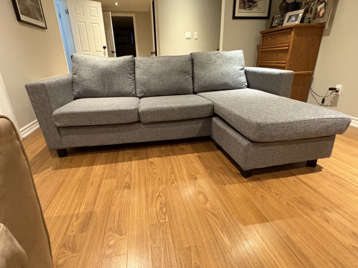 Grey Sectional Sofa - photo 4