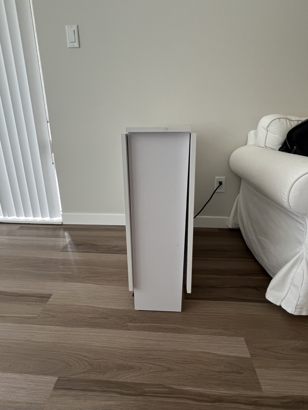 White Foldable Craft Table with Storage - photo 4