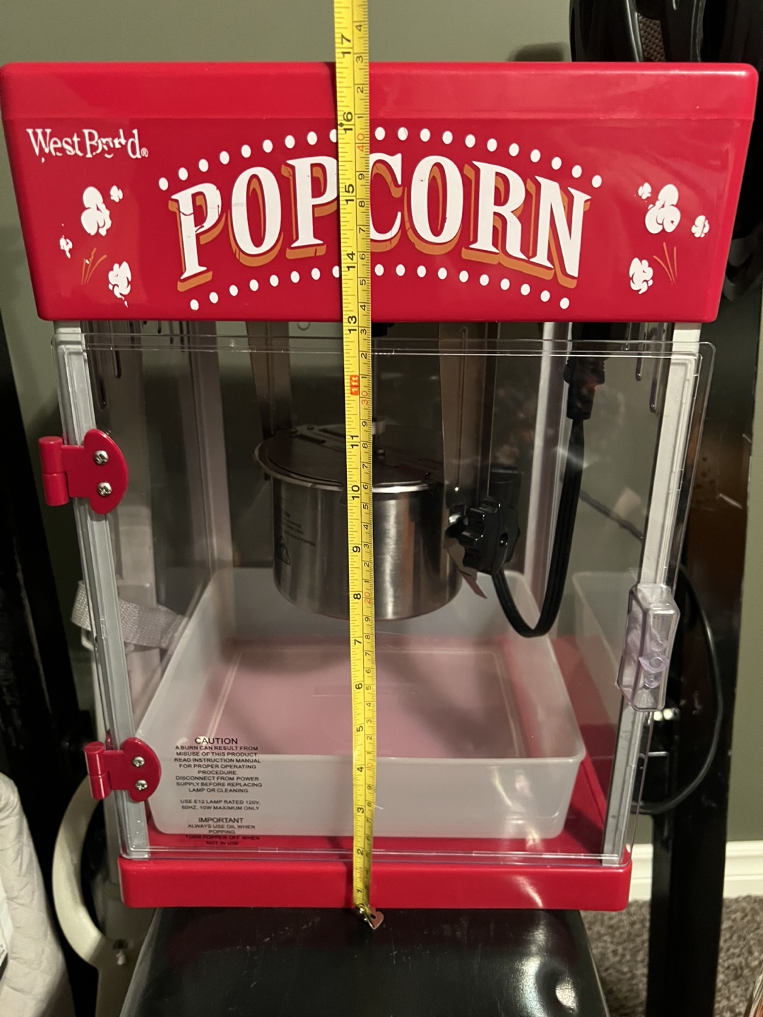 West Bend Popcorn Machine - photo 2