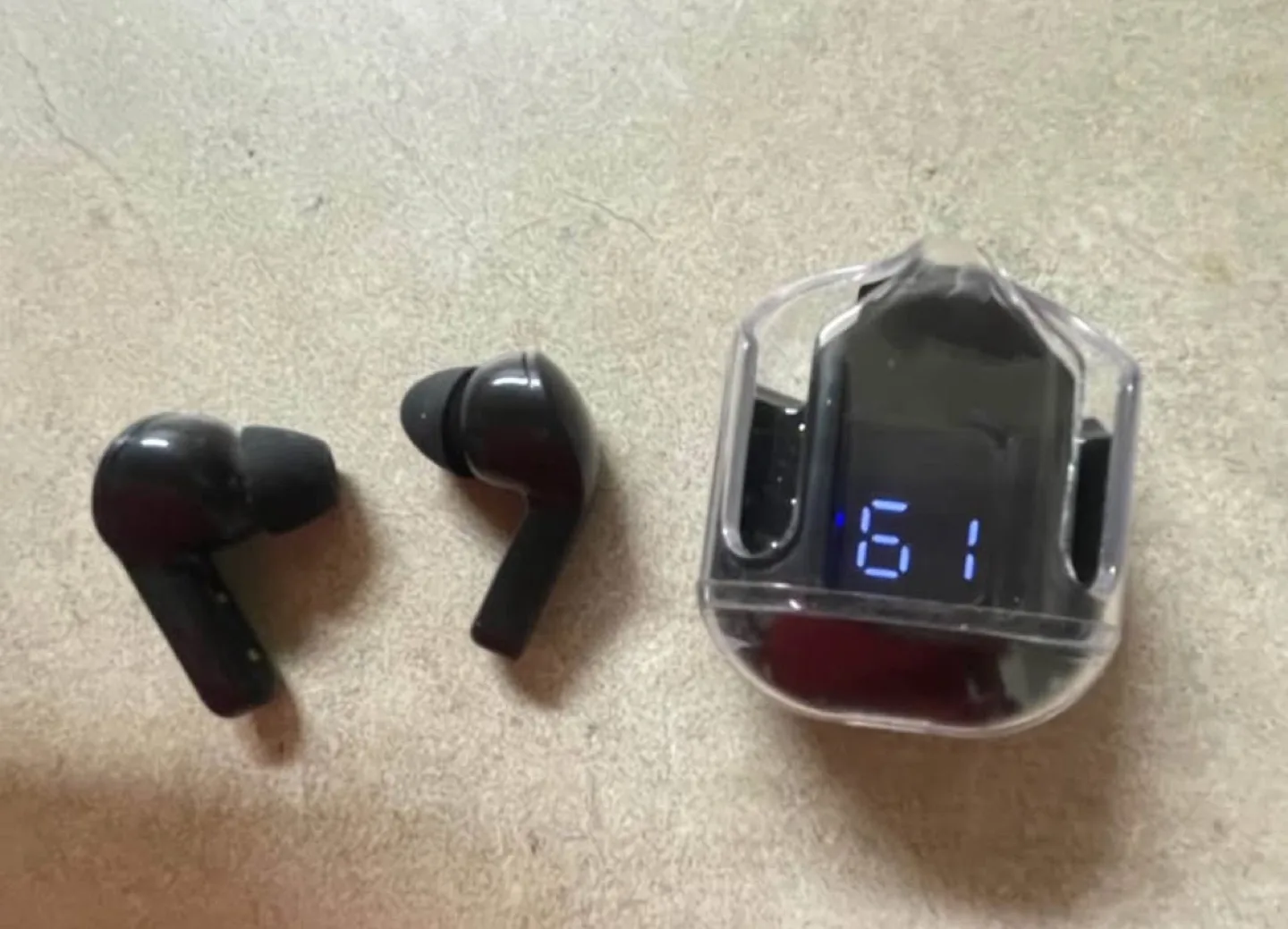 Brand New - Magnetic Wireless Earphones w/ Case & Charger image indicator(2)