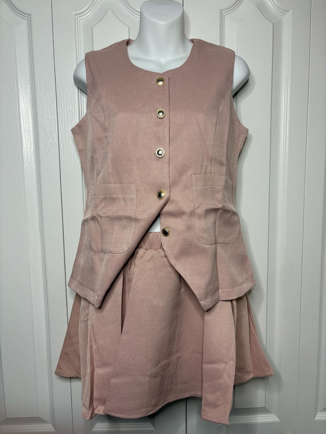 Women's Two-Piece Vest and Skirt Set - photo 2
