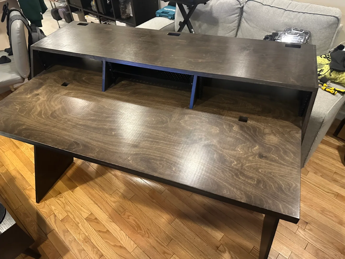 Custom Built Studio Desk with Rack Mounts image indicator(3)