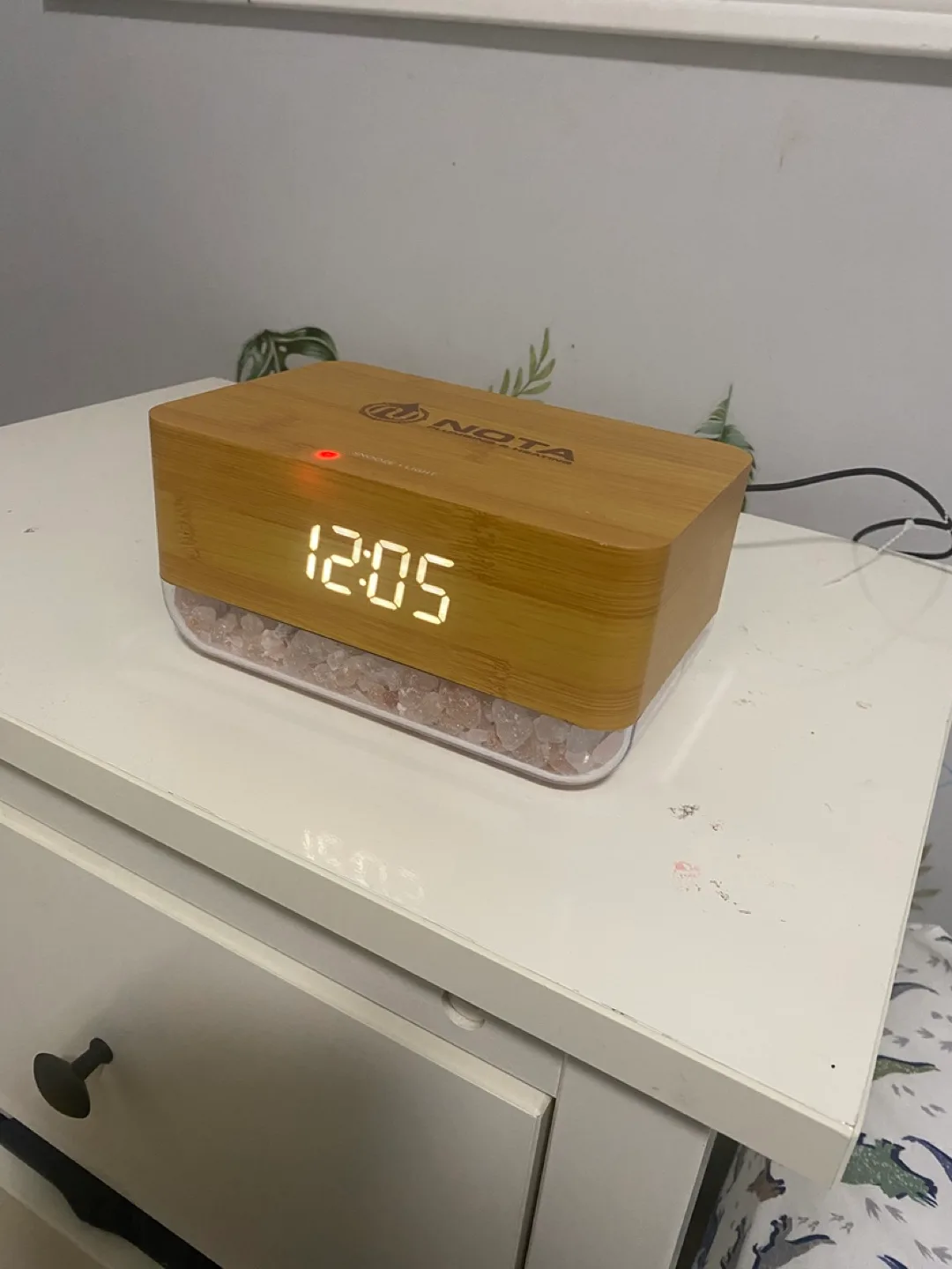 NOTA Bamboo Himalayan Salt Lamp Clock#Freecycle thumbnail