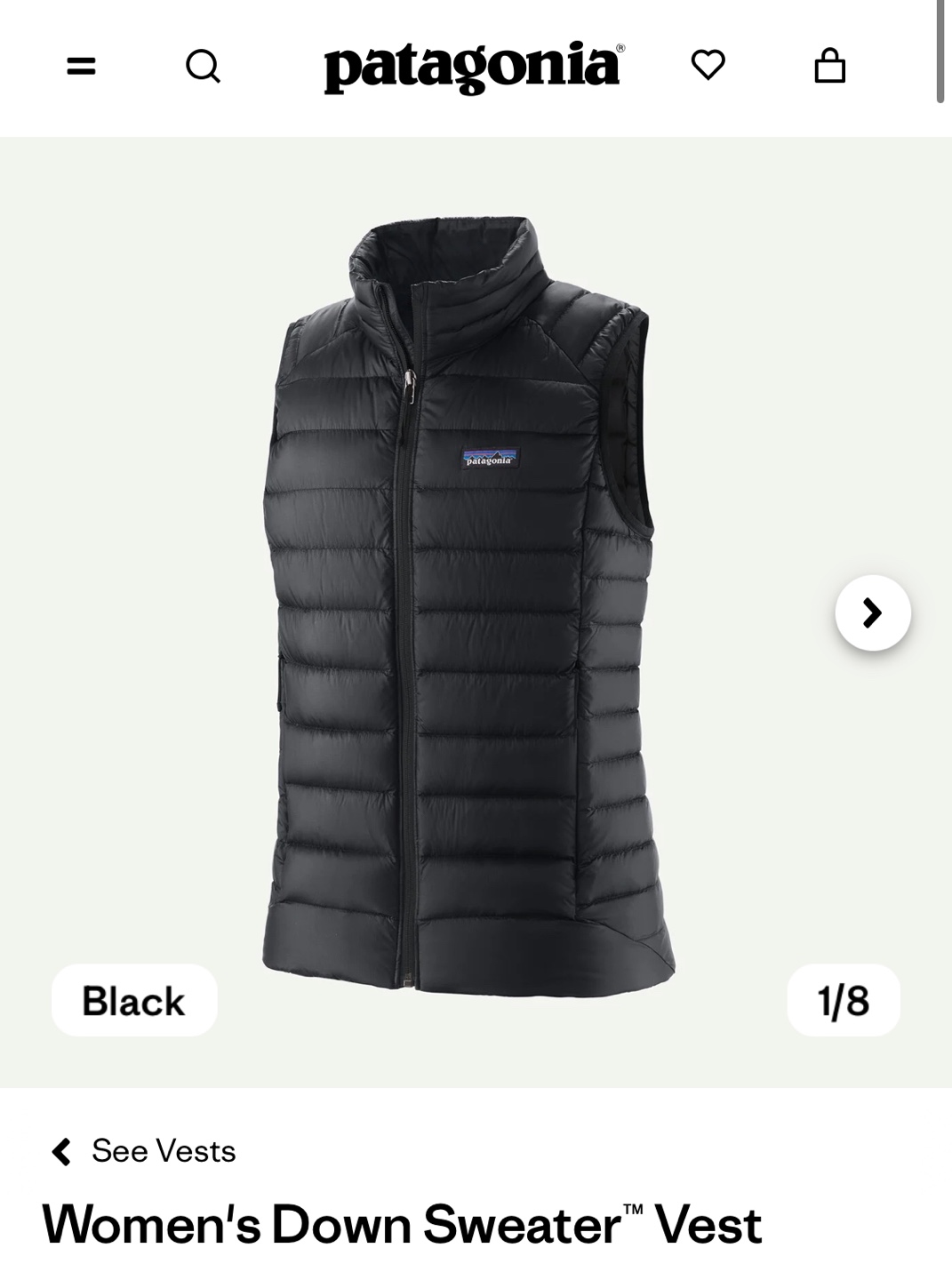 Patagonia Women’s Down Vest- Perfect Condition - photo 3