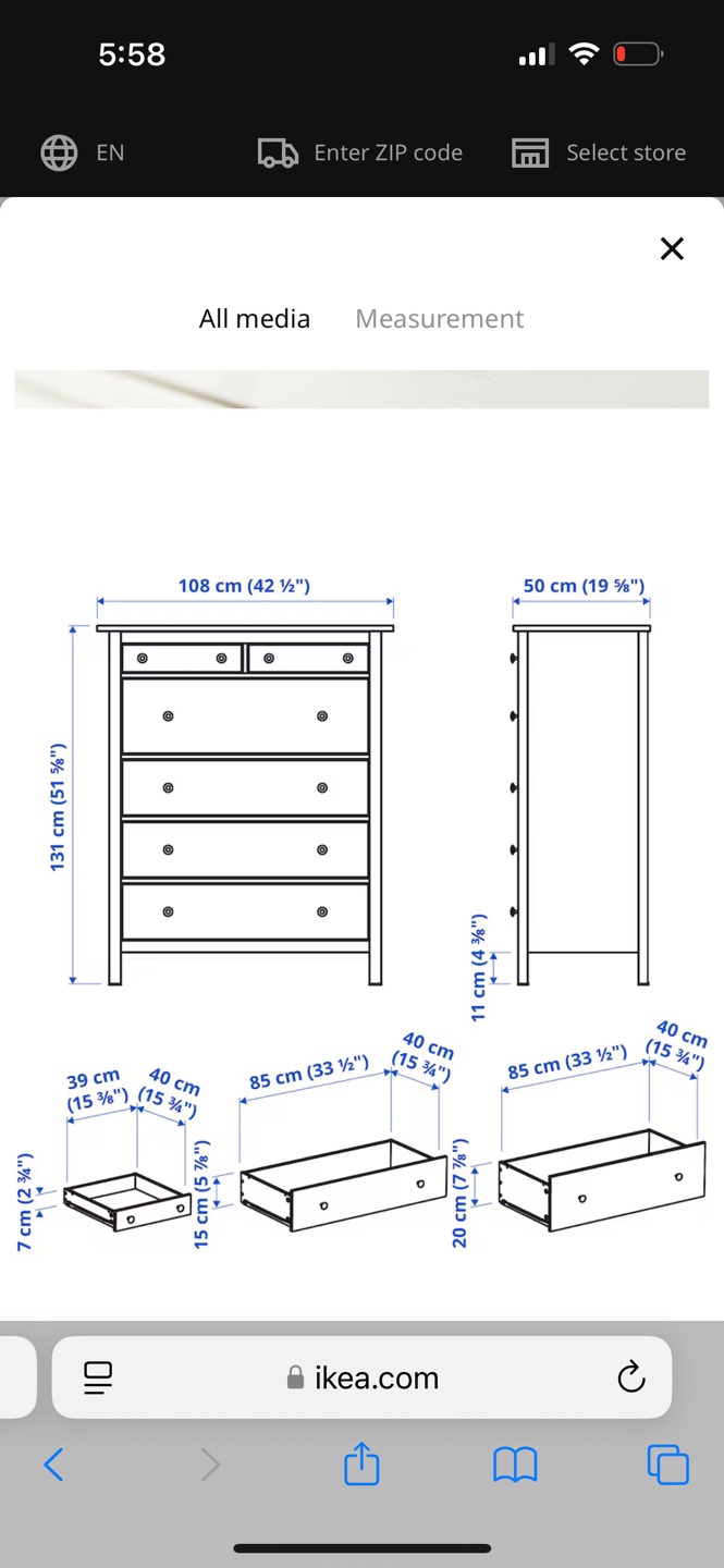 IKEA HEMNES 6-drawer Chest White - photo 5