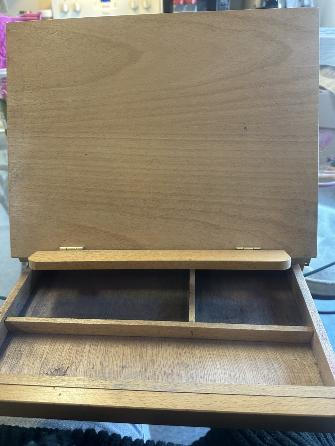 Wooden Artist's Portfolio Box