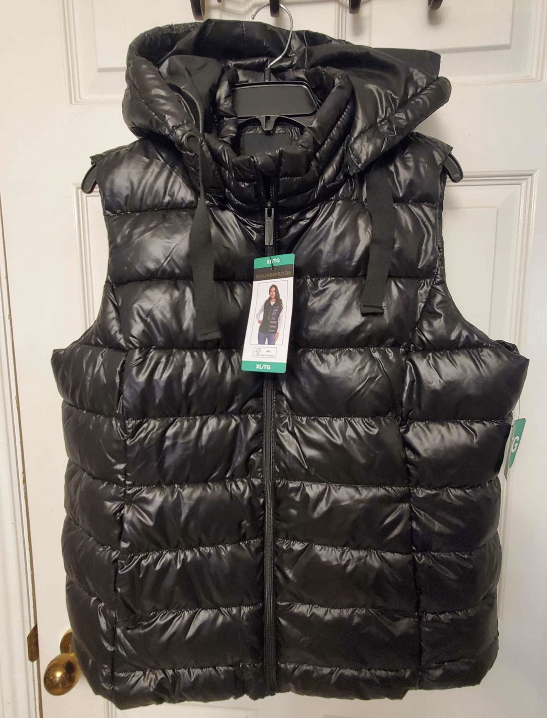 Weatherproof Women's Black Puffer Vest - Size XL
