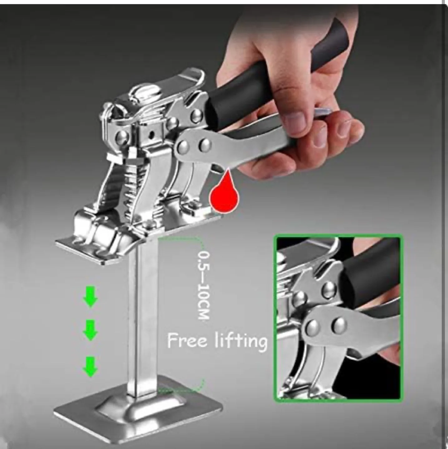 Tile Lifting Tool - Heavy Duty Stainless Steel image indicator(4)