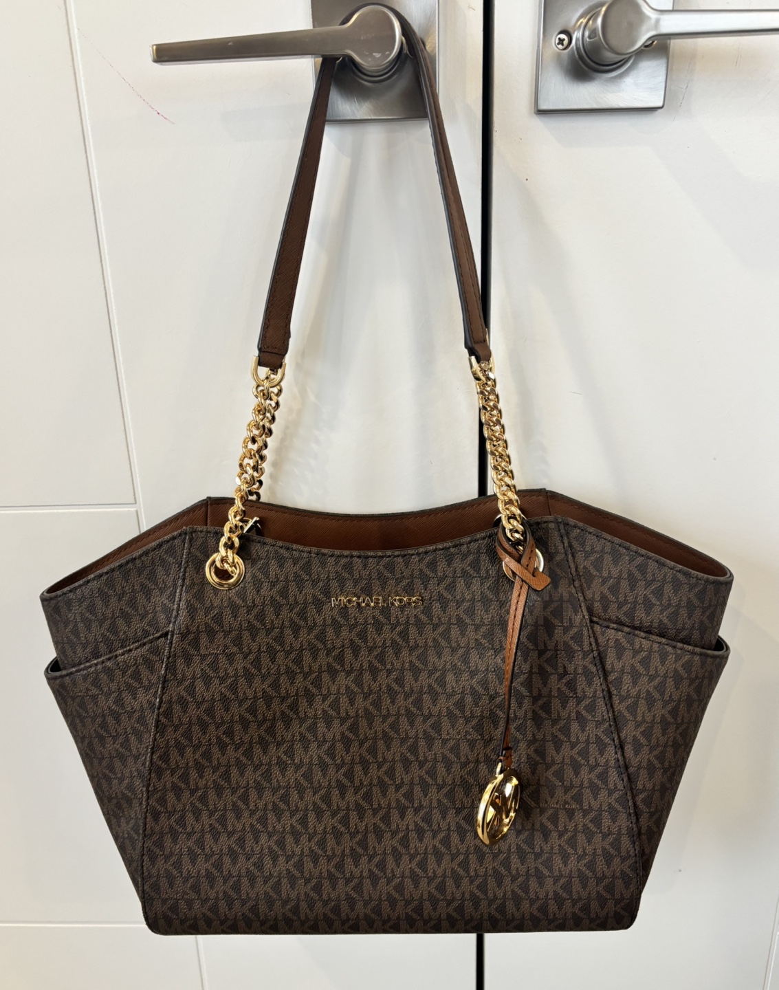 Michael Kors Brown Signature Tote Bag
