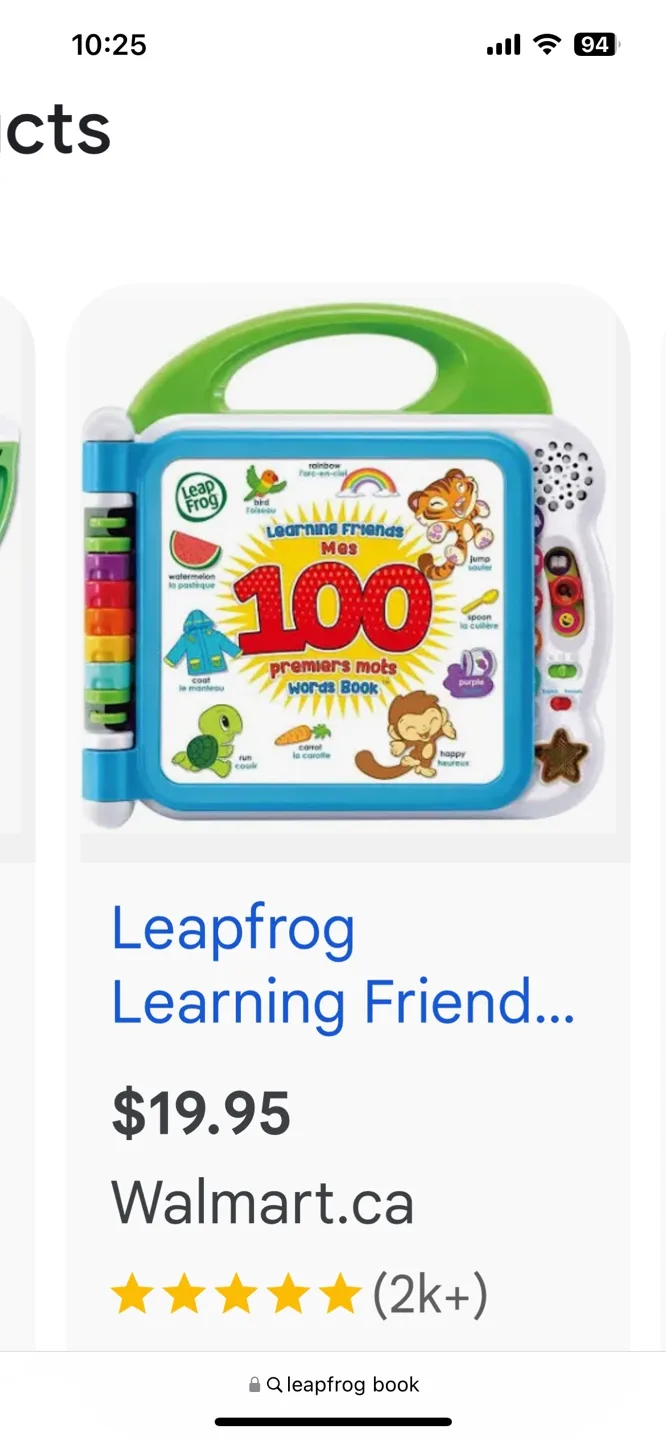 LeapFrog Learning Friends 100 Words Book image indicator(2)