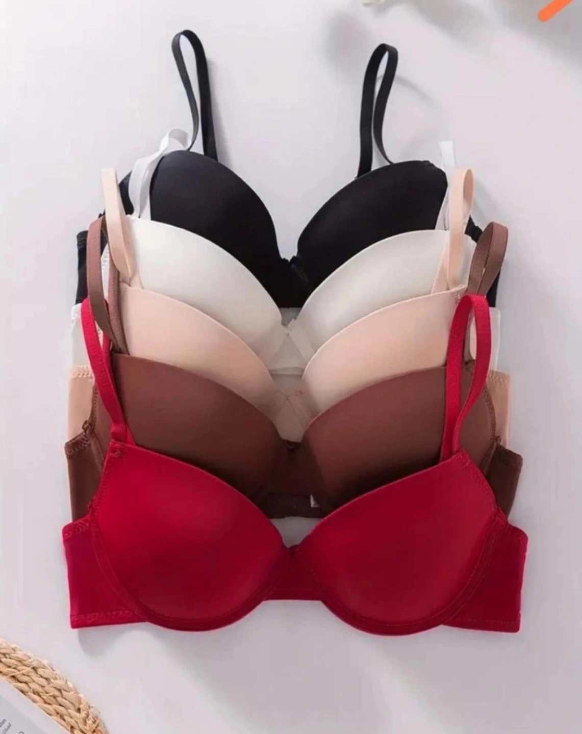 5 piece push up bra