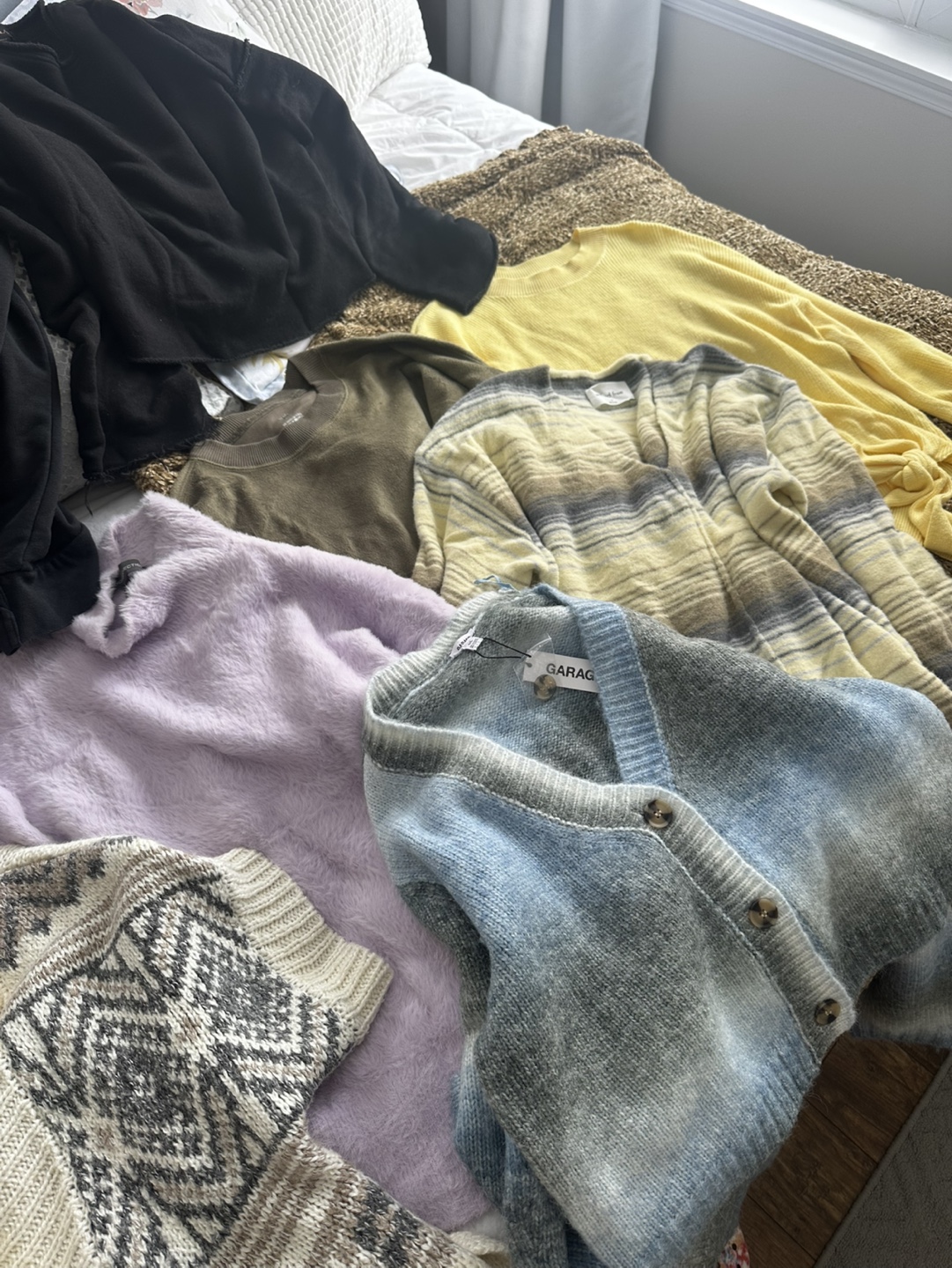 Ladies brand name sweaters closet clean out!
