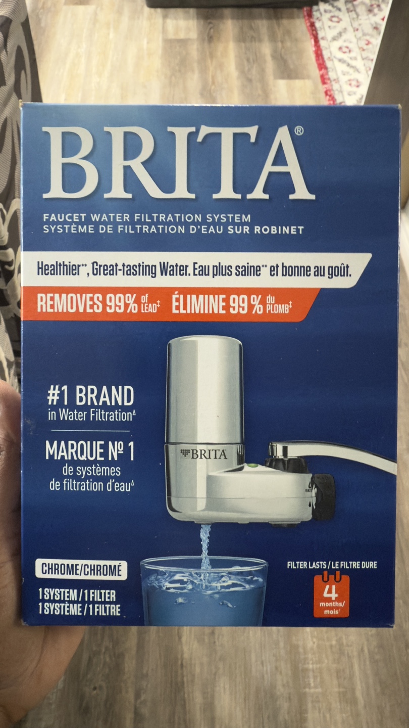 Brita Faucet Water Filter System - Chrome