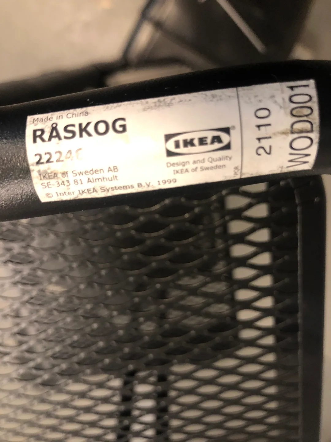 IKEA RASKOG 3-Tier Utility Cart - Black image indicator(3)