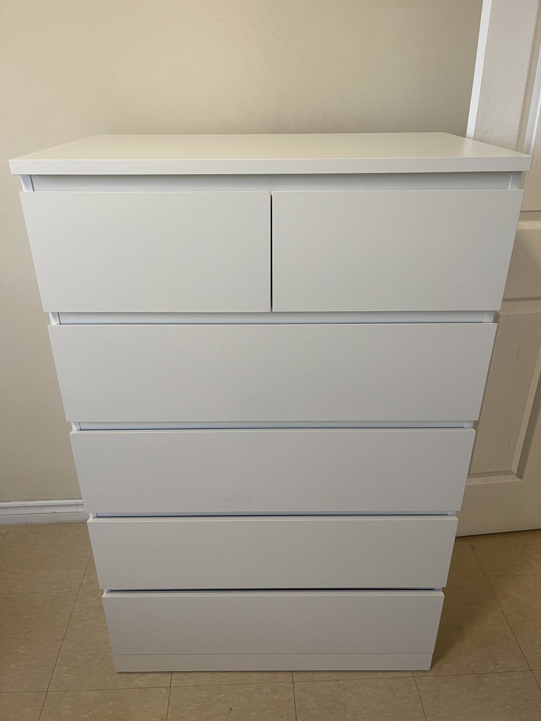 Ikea White 6-Drawer Chest of Drawers