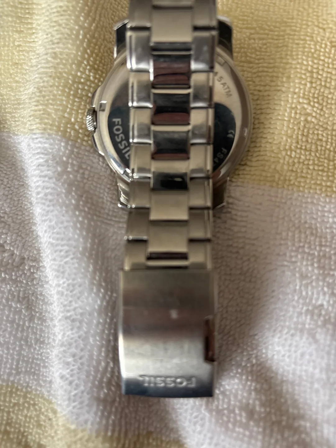 Men's Fossil Watch Stainless Steel Band image indicator(3)