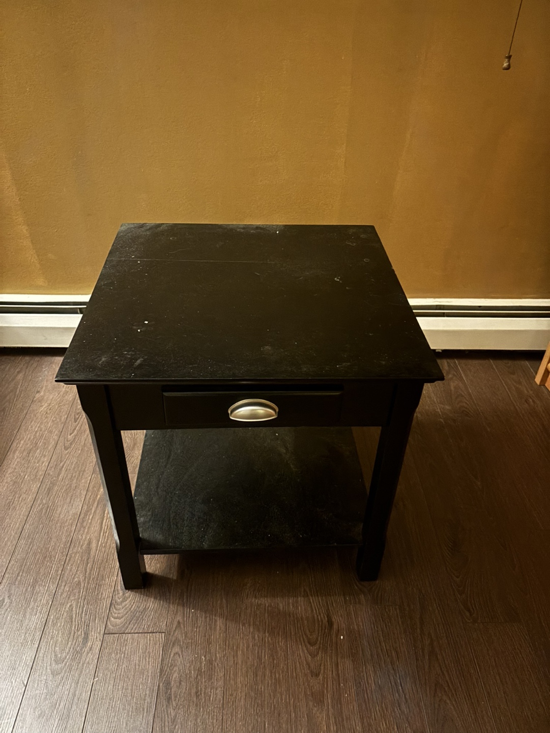 Two Black Accent Tables