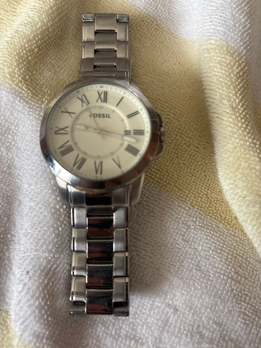 Men's Fossil Watch Stainless Steel Band image indicator(7)