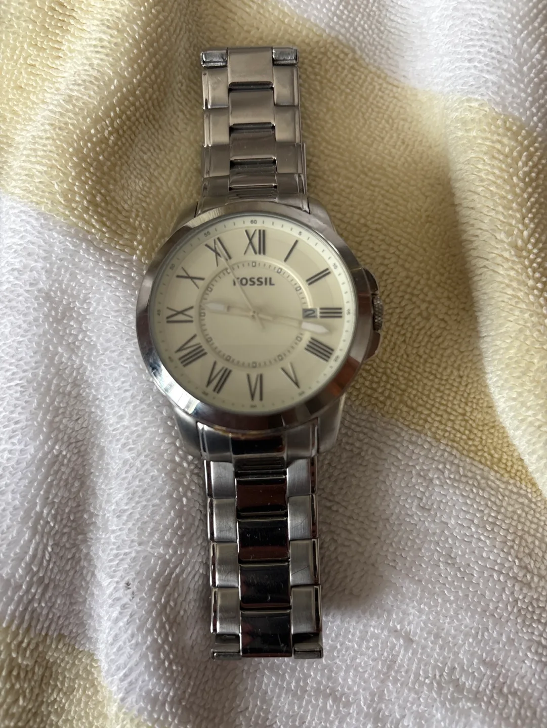 Men's Fossil Watch Stainless Steel Band image indicator(6)