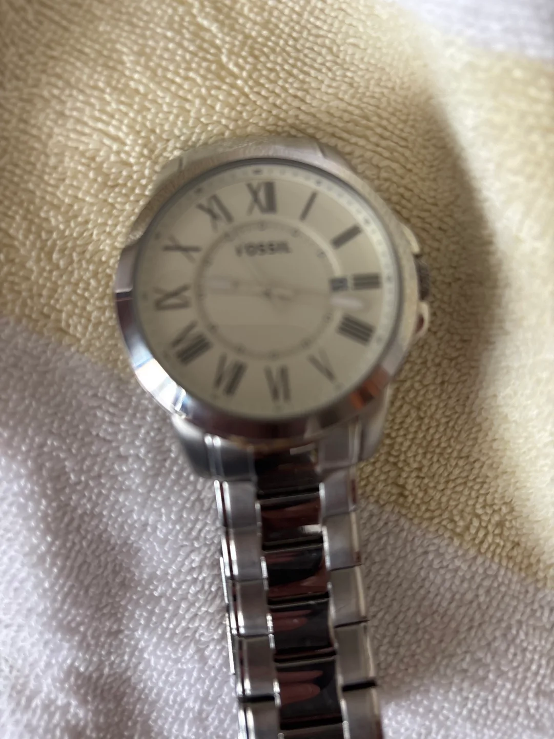 Men's Fossil Watch Stainless Steel Band image indicator(4)