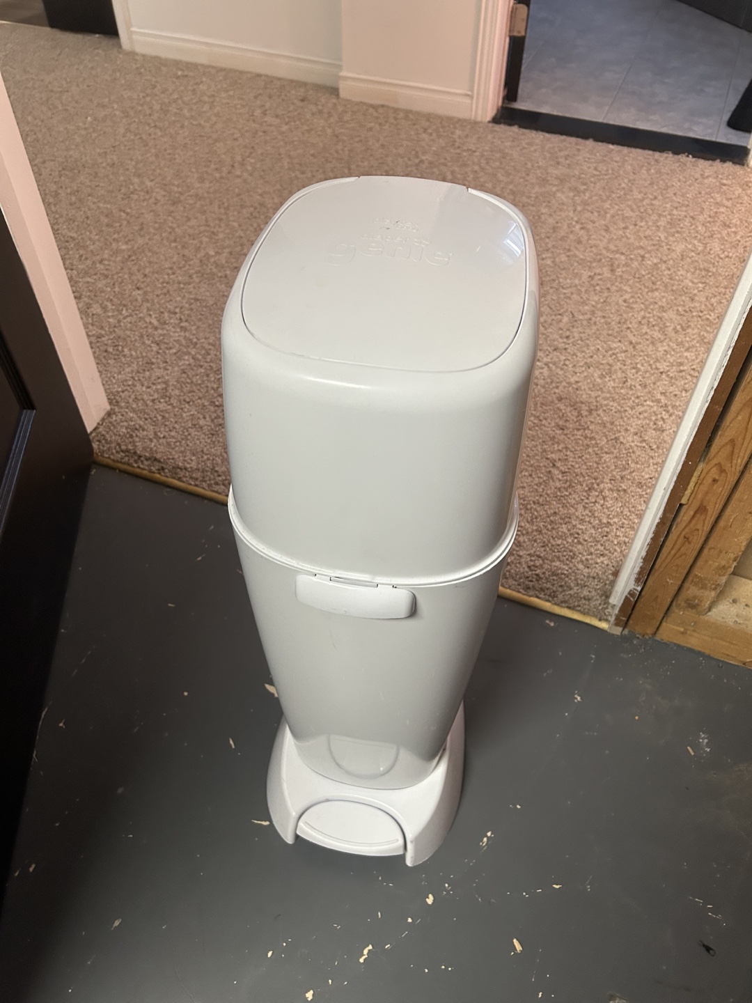 Ubbi Diaper Pail - White - photo 2
