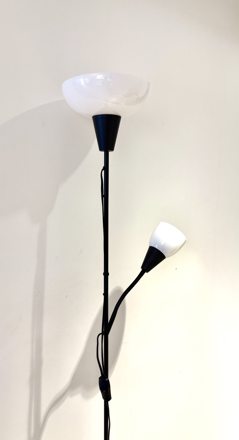 IKEA Black Double-Light Floor Lamp - photo 3