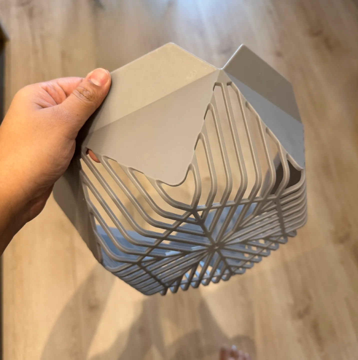 Grey Plastic Container/ fruit bowl image indicator(2)