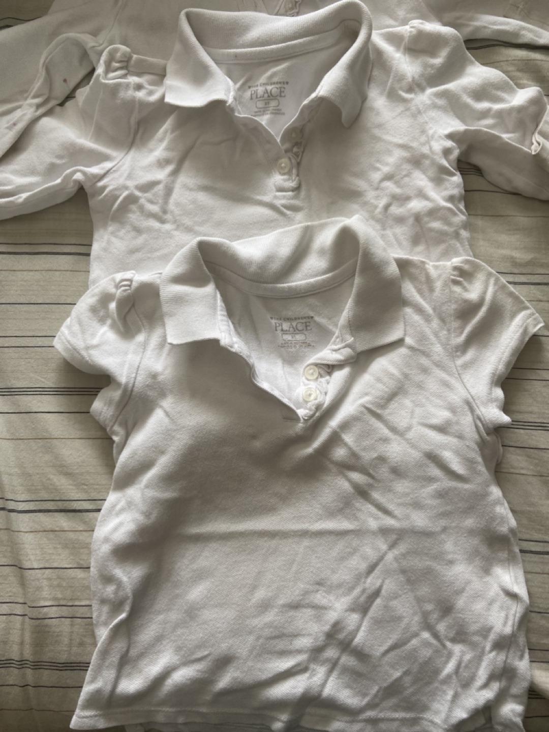 Girls' White Polo Shirts - Size 3t - photo 2