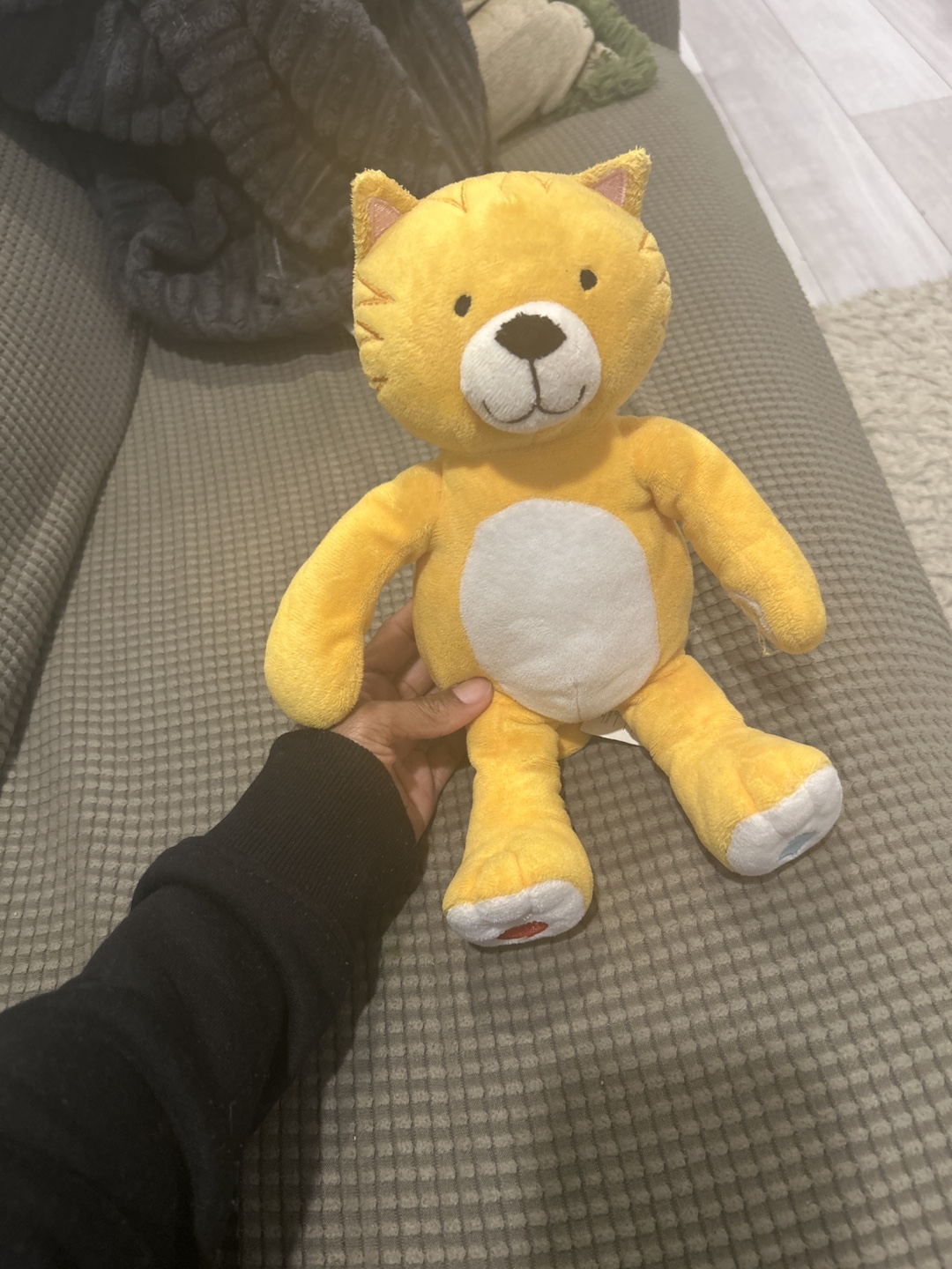 Kidsbooks Adorable Yellow Cat Plush Toy