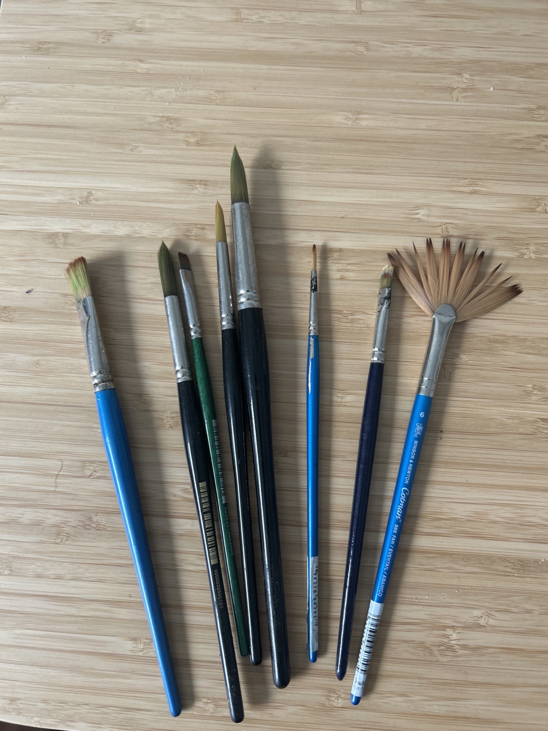 Assortment of watercolour Paint Brushes #freecycle