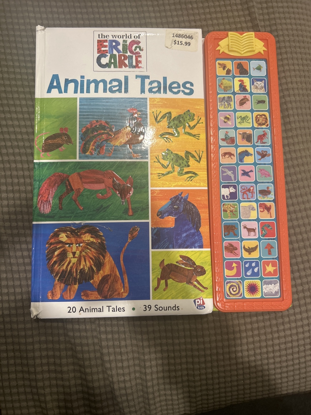 Eric Carle Animal Tales Book with Sound Button